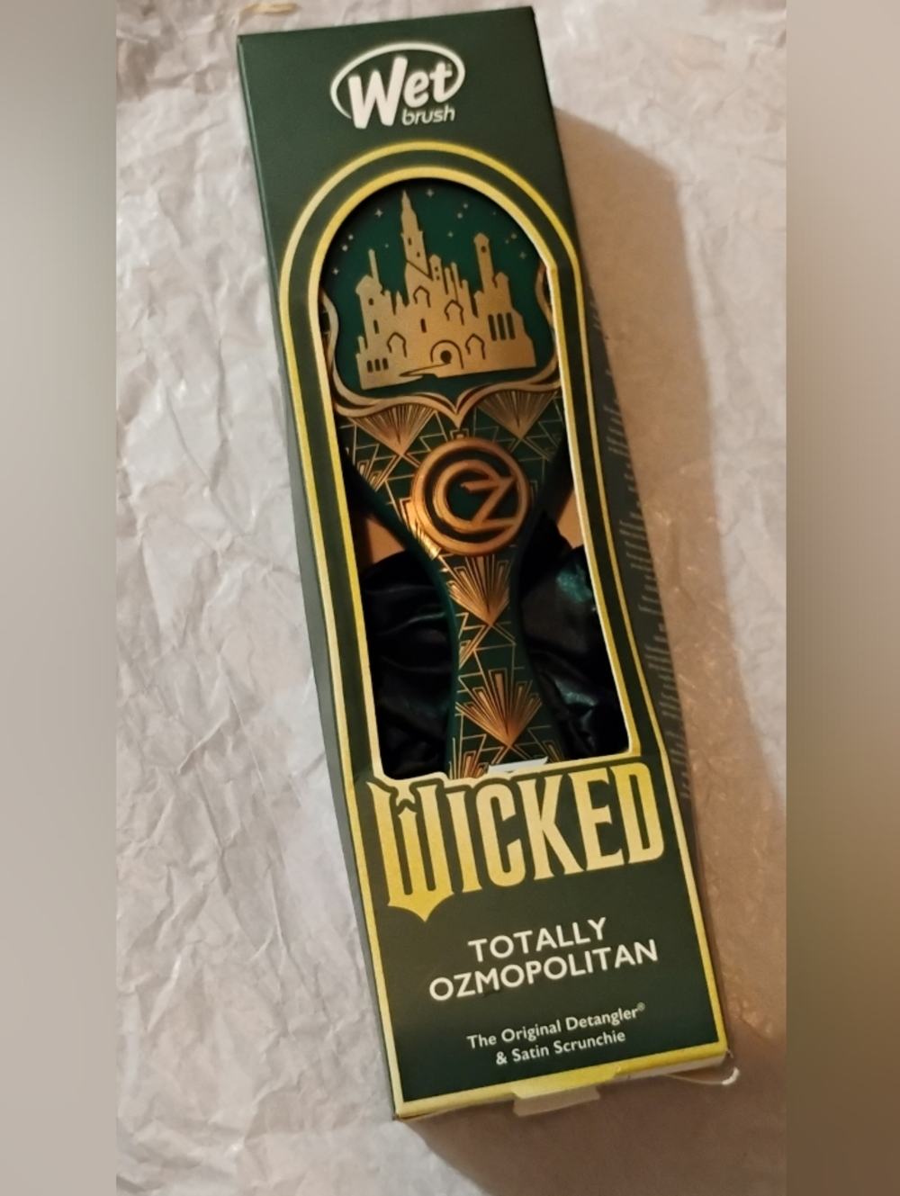 Wet Brush Wicked Collection Detangler - Green & Gold